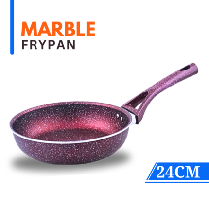 Maroon-NonStick-Frypan-24cm